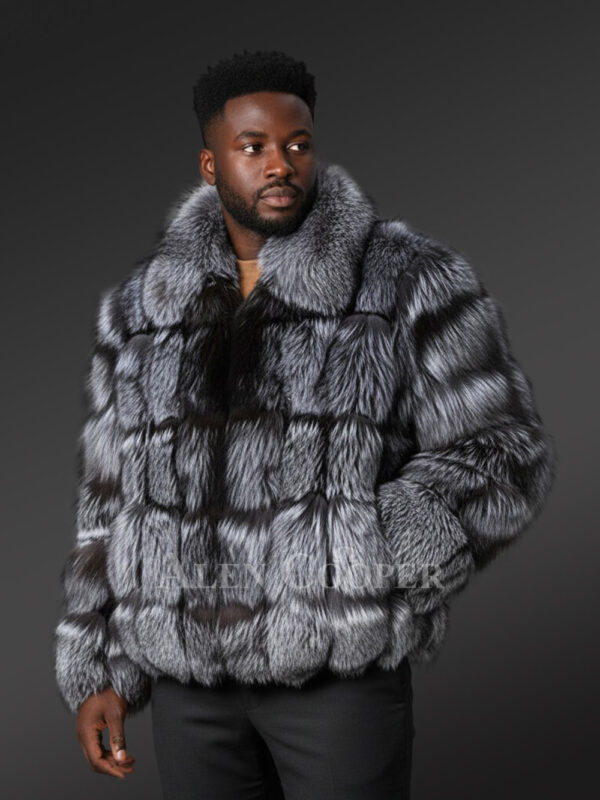 Mens Silver Fox Fur Coat – Classy And Comfortable