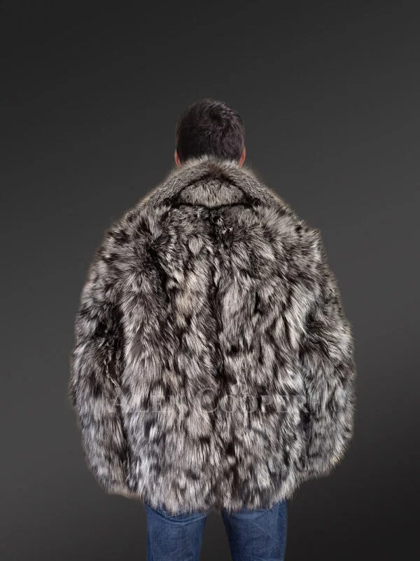 Silver Fox Bomber Jacket to Look Cool and Stay Warm - Image 5