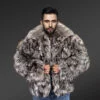 Men’s section Silver Fox Bomber Jackets
