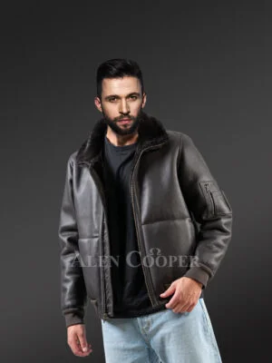 Men’s shearling Classic Bomber