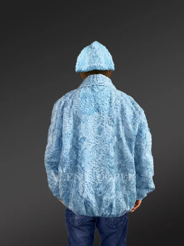 Persian Lamb Bomber Jacket With Hat to Look Effortlessly Aristocratic - Image 6