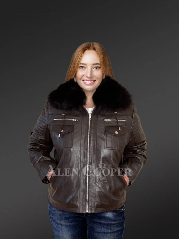 Women’s Classic Leather Jacket