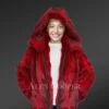 Women’s Rabbit Fur Classic Bomber