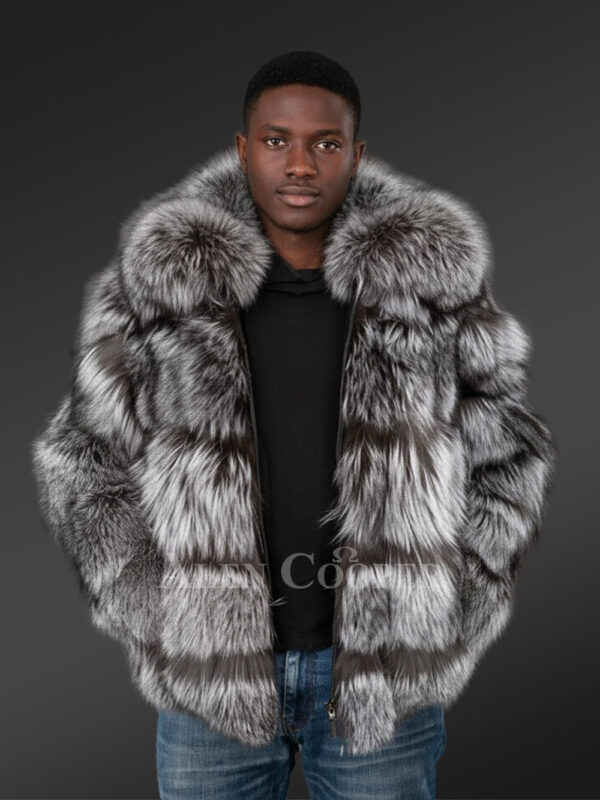 Bomber Fox Fur Jacket for Absolute Protection in Winter
