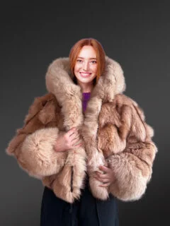 Women's Fox Fur jackets, Coats & Vests | Alen Cooper