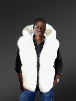 Fullskin Finland Arctic Fox Fur Vest