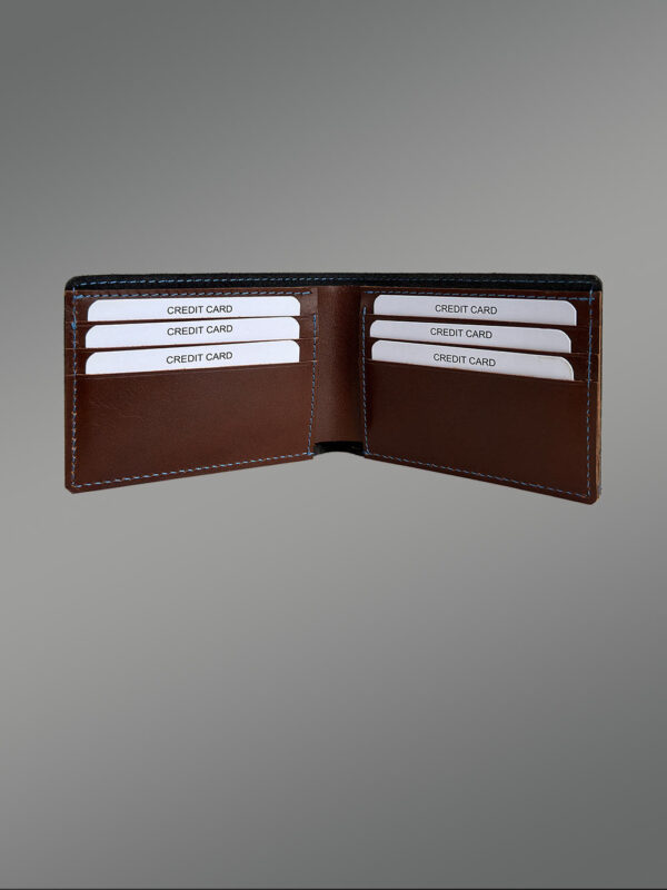 Black Genuine Leather Wallet – Elegance with practical features - Image 3