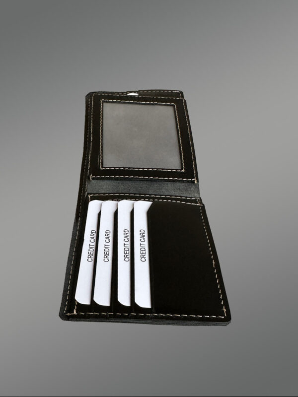 Black Bi-Fold Leather Wallet for Your Perpetual Functionality - Image 7