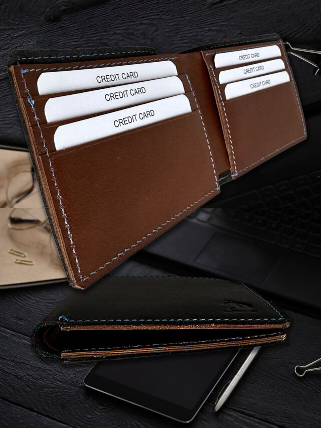 Black Genuine Leather Wallet – Elegance with practical features