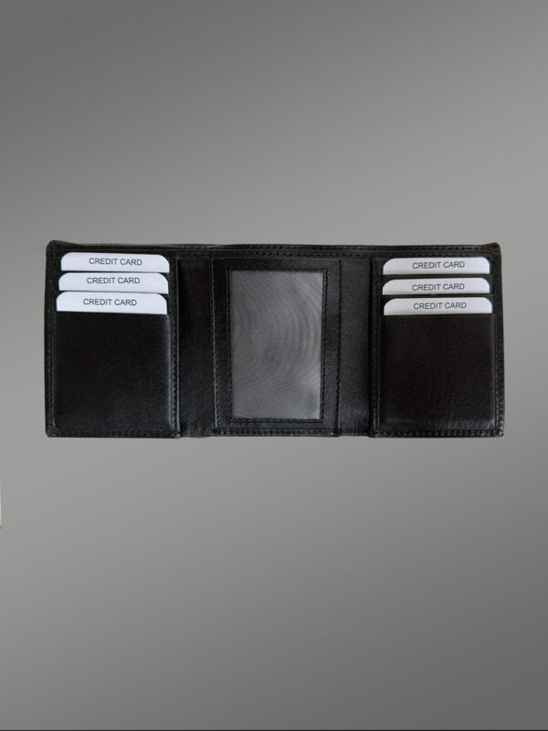 Black Trifold Premium Wallet - Image 2