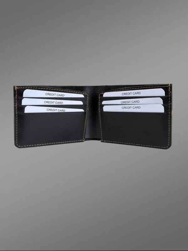 Black Genuine Leather Wallet – Combination of Luxury & Durability - Image 2