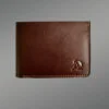 Mens Bi-Fold Brown Leather Wallets