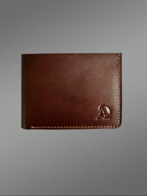 Mens Bi-Fold Brown Leather Wallets