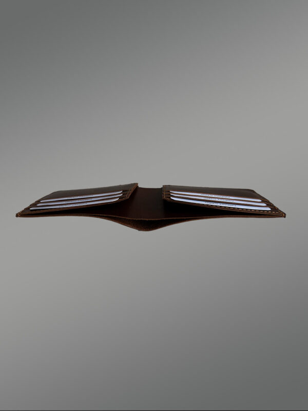 Men's Bi-Fold Brown Leather Wallet for Convenience and High-Fashion Looks - Image 6
