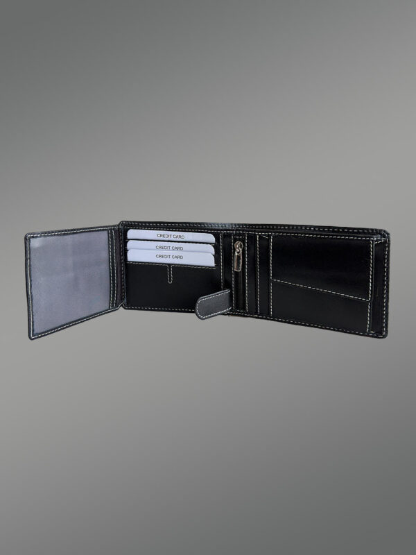 Mens Bi-Fold Genuine Leather Wallet – Perfect Fusion of Elegance & Practicality - Image 6