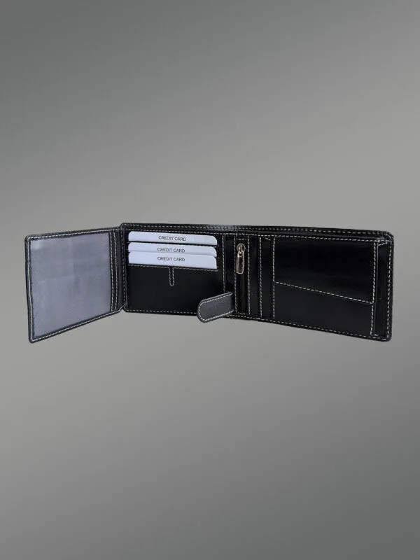 Mens Bi-Fold Genuine Leather Wallet – Perfect Fusion of Elegance & Practicality - Image 6