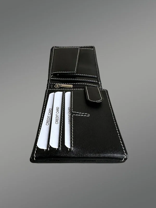 Mens Bi-Fold Genuine Leather Wallet – Perfect Fusion of Elegance & Practicality - Image 7