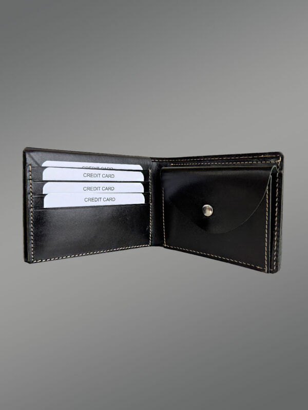 Luxury Bi-Fold Leather Wallet – Smart & Sophisticated Accessory - Image 3