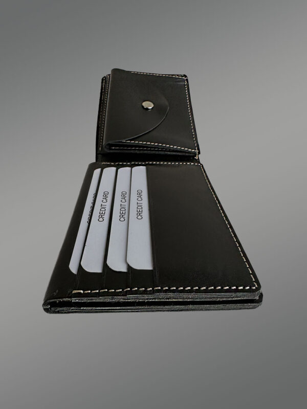 Luxury Bi-Fold Leather Wallet – Smart & Sophisticated Accessory - Image 6