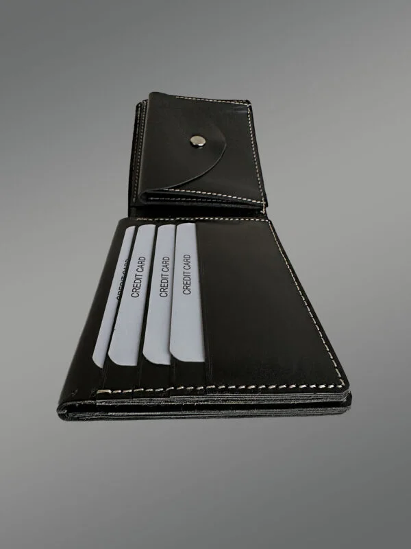 Luxury Bi-Fold Leather Wallet – Smart & Sophisticated Accessory - Image 6