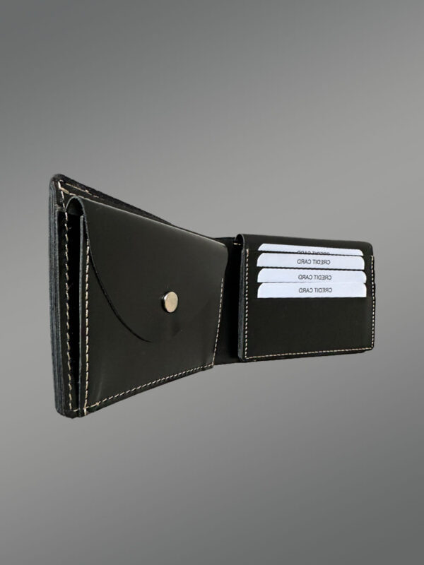 Luxury Bi-Fold Leather Wallet – Smart & Sophisticated Accessory - Image 9