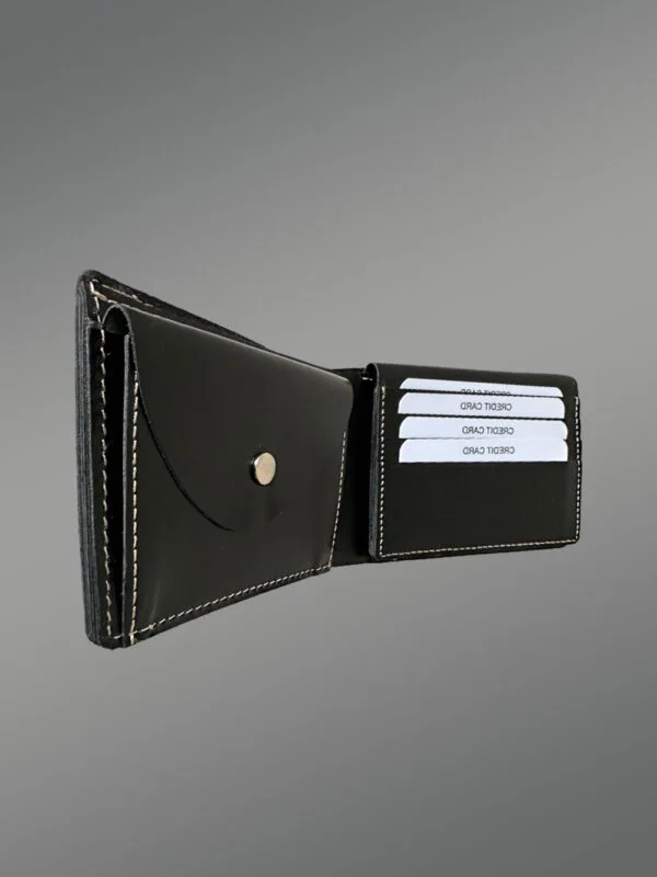 Luxury Bi-Fold Leather Wallet – Smart & Sophisticated Accessory - Image 9