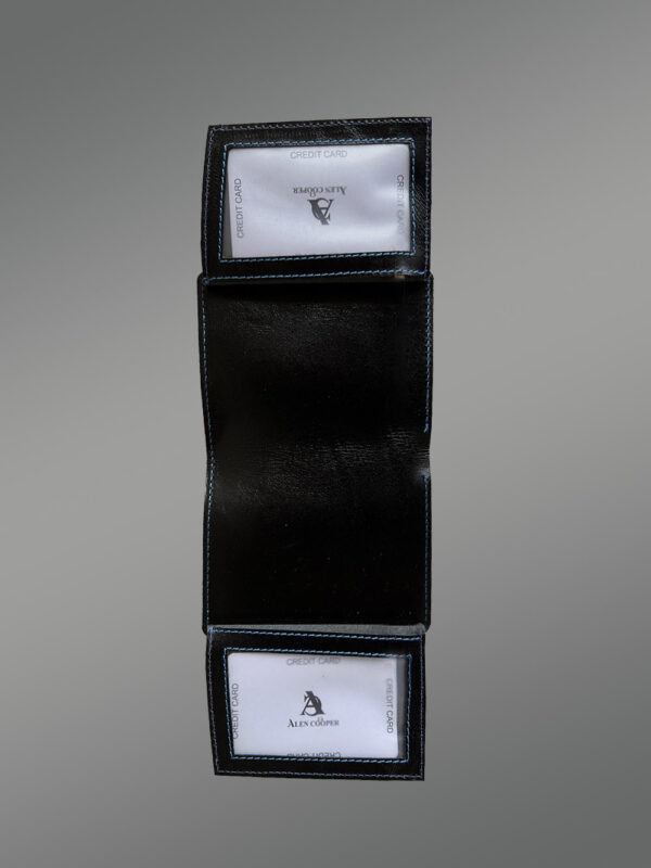 Mens Black Leather Wallet – Carry Essentials in Style - Image 11