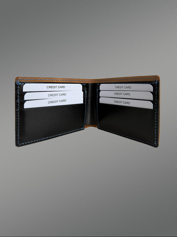 Mens Dual Shade Bi-Fold Wallet – Practical Features Meet Elegance - Image 3
