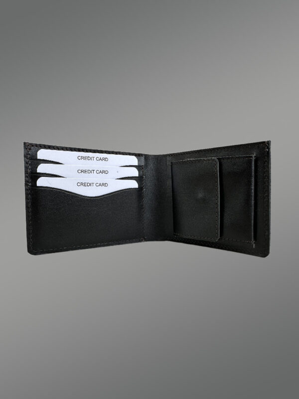 Black Authentic Leather Wallet - A Sheer Quotidian Choice - Image 5