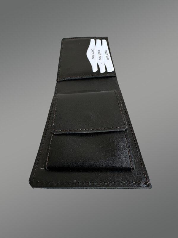 Black Authentic Leather Wallet - A Sheer Quotidian Choice - Image 6