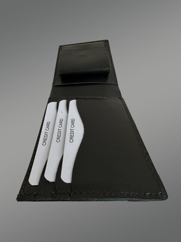 Black Authentic Leather Wallet - A Sheer Quotidian Choice - Image 7