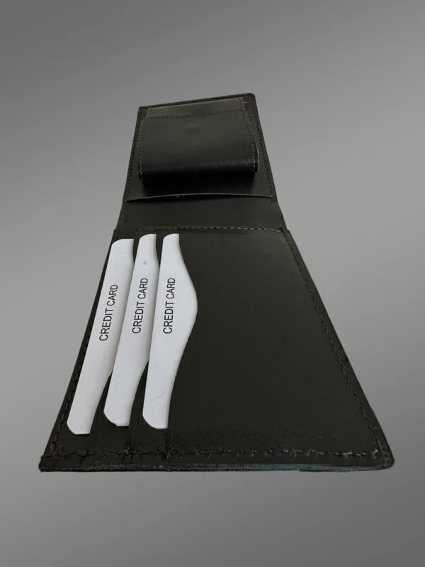 Black Authentic Leather Wallet - A Sheer Quotidian Choice - Image 7