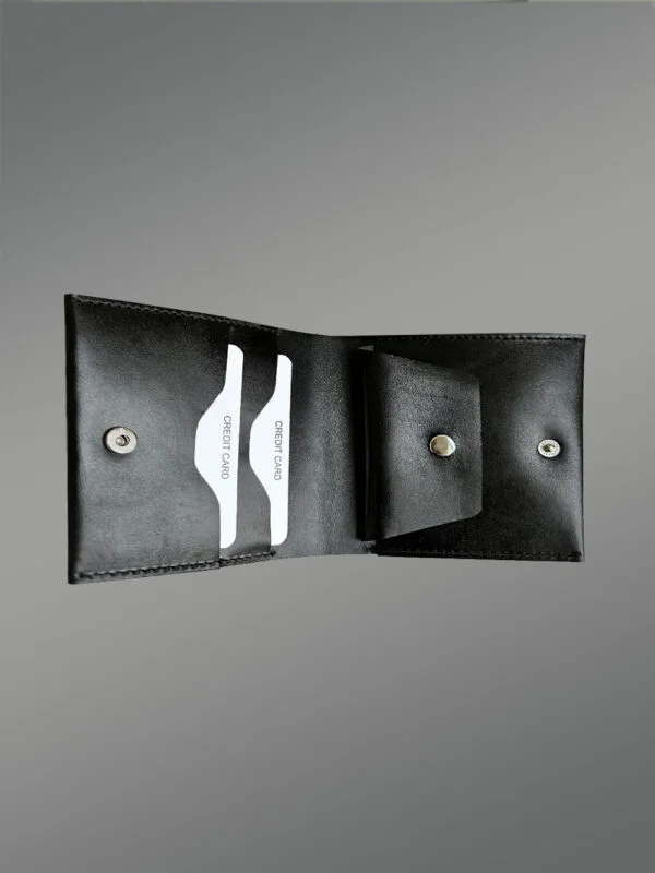 Simple Black Leather Wallet A Fundamental Accessory for Periodic Use - Image 6