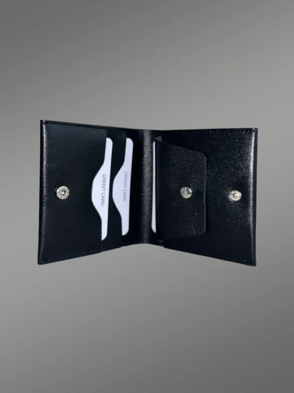 Simple Black Leather Wallet A Fundamental Accessory for Periodic Use - Image 7