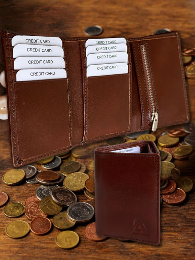 Tri-Fold Genuine Leather Wallet For Maximum Convenience