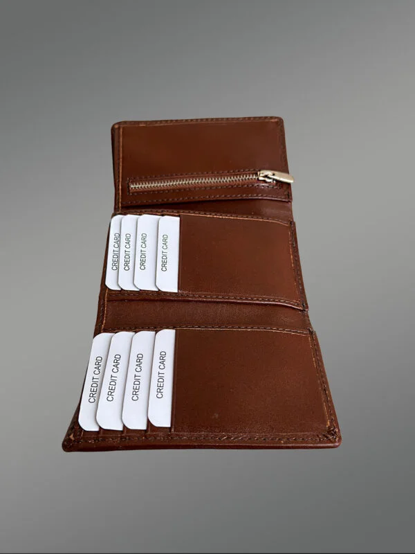 Tri-Fold Genuine Leather Wallet For Maximum Convenience - Image 6