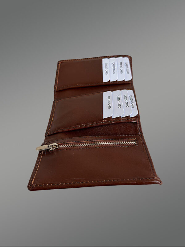 Tri-Fold Genuine Leather Wallet For Maximum Convenience - Image 7