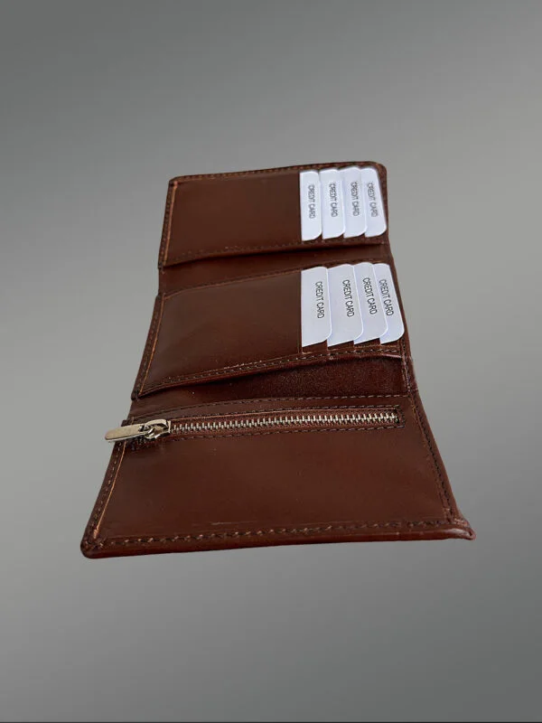 Tri-Fold Genuine Leather Wallet For Maximum Convenience - Image 7