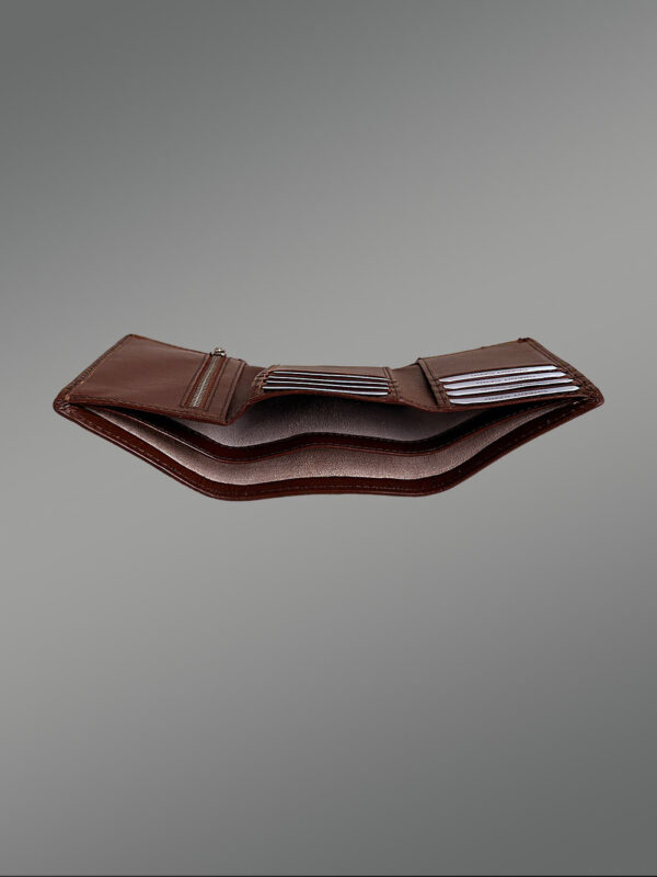 Tri-Fold Genuine Leather Wallet For Maximum Convenience - Image 8