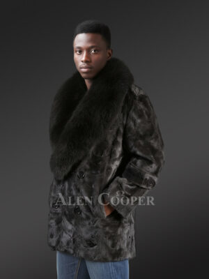 Mens Mink Pea Coat – Enjoy the Comfort & Elegance of Natural Fur