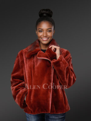 Mink Fur Biker Jacket for a Gorgeous Look