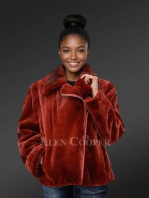 Mink Fur Biker Jacket for a Gorgeous Look