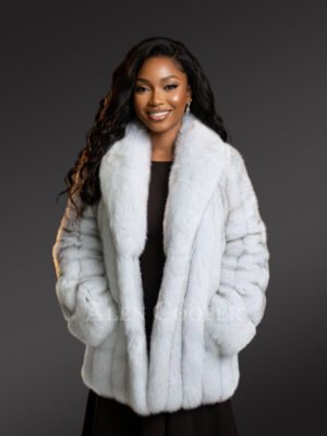 Womens Fox Fur Stroller