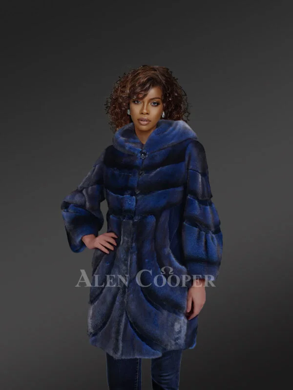 Womens Mink Fur Dressy Coat – Magnificence Balanced with Practical Features - Image 2