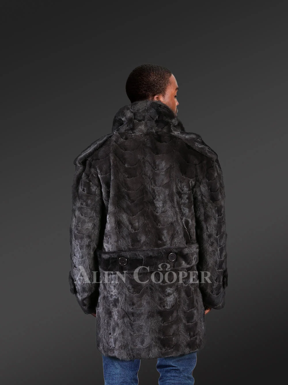 Black Mink Coat for Men – Look Sophisticate & Experience Ultimate Comfort - Image 3
