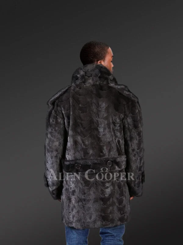Black Mink Coat for Men – Look Sophisticate & Experience Ultimate Comfort - Image 2