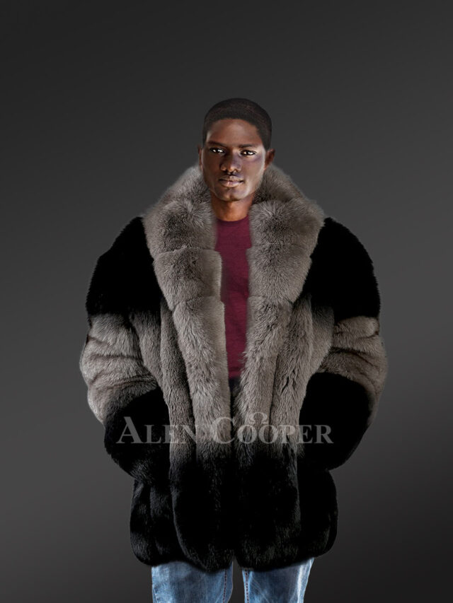 Dual Tone Fox Fur Coat – Perfect Union of Magnificence & Comfort