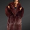 Arctic Fox Dyed Womens Coat