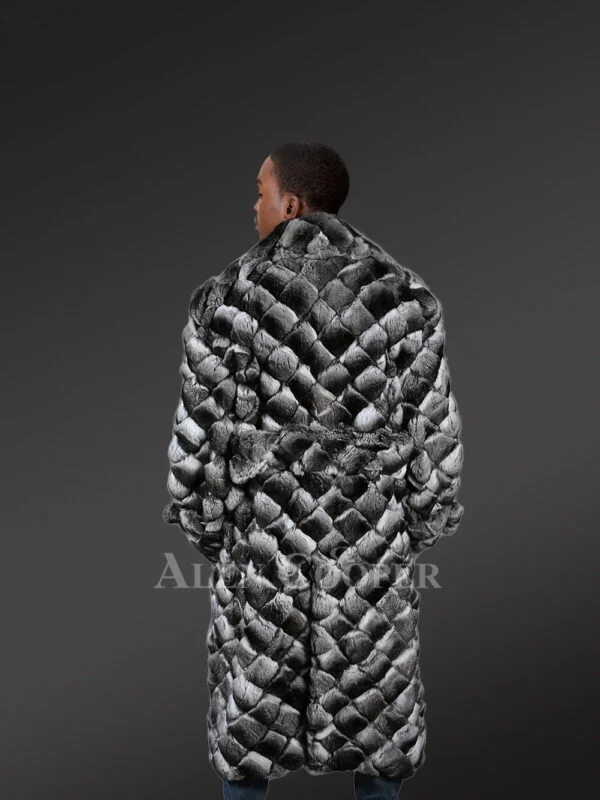 Mens Rex Fur Chinchilla Style Coat – Utmost Comfort with Sophistication - Image 3