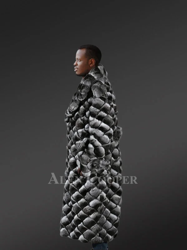 Mens Rex Fur Chinchilla Style Coat – Utmost Comfort with Sophistication - Image 2